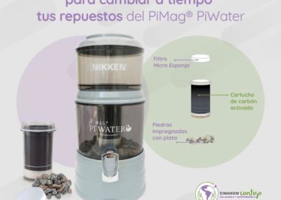 Pimag Pi water cambio de repuestos